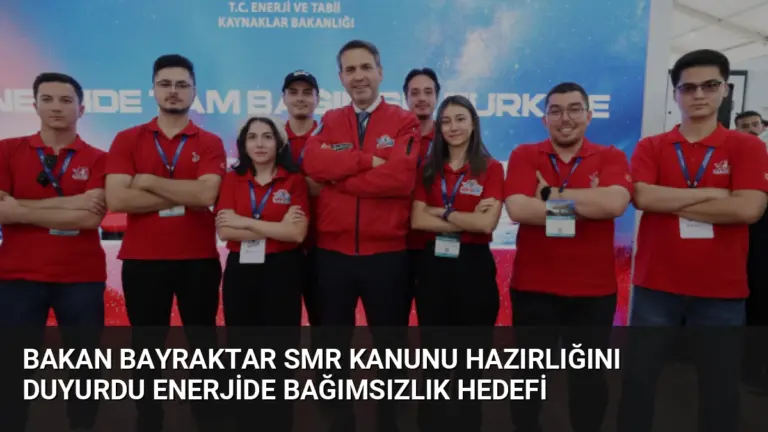 Bakan Bayraktar SMR Kanunu Hazırlığını Duyurdu Enerjide Bağımsızlık Hedefi