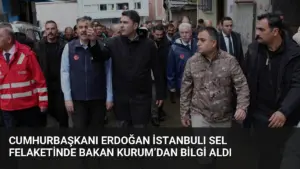 Cumhurbaşkanı Erdoğan İstanbulı Sel Felaketinde Bakan Kurum’dan Bilgi Aldı