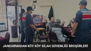 Jandarmadan Köy Köy Silah Güvenliği Broşürleri