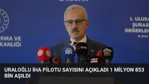 Uraloğlu İHA Pilotu Sayısını Açıkladı 1 Milyon 853 Bin Aşıldı