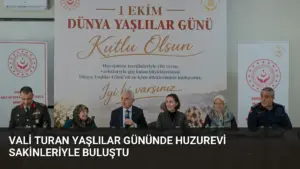 Vali Turan Yaşlılar Gününde Huzurevi Sakinleriyle Buluştu